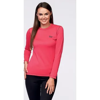 Růžové dámské termo tričko s dlouhými rukávy 904 velikost 4XL