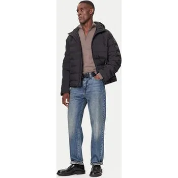 Pánská větrovka Calvin Klein Vatovaná bunda LV04LD521G Černá Regular Fit M