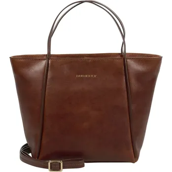 Kabelka BURKELY Kožená kabelka do ruky i přes rameno Fine Florence 1001702.34.23 hnědá