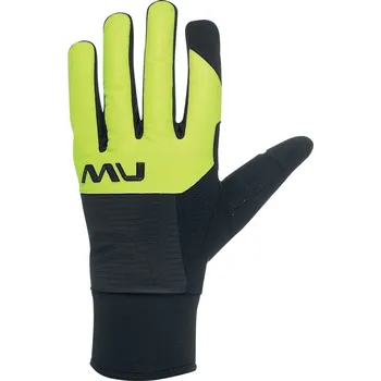 Cyklistické rukavice Northwave Fast Gel Glove - black/yellow fluo XXL-(9.06-9.45)