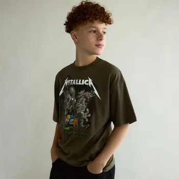 Reserved - Metallica tričko - zelená - 124FO-87X - 124FO-87X-128