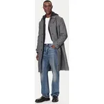 Calvin Klein Vlněný kabát LV04LD510G Šedá Regular Fit S