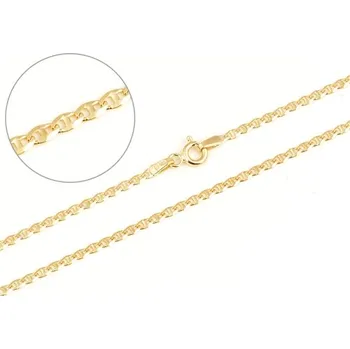 Řetízek Řetízek ze žlutého zlata marina 50 cm ZLR1619F + DÁREK ZDARMA