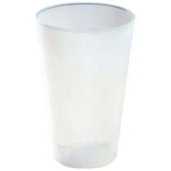 Jednorázové nádobí INJETON PLAST Vratný kelímek na pivo 0,5 l čirá