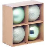 Atmosphera Sada vánočních koulí, Ø 10 cm, modré, 4 kusy