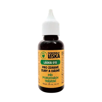 Péče o psí chrup Dokonalá Láska LÁSKA 01S Pro zdravé zuby a dásně při poruchách trávení