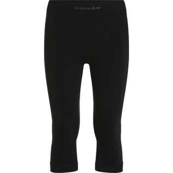 Pánské termo spodky ICEBREAKER Mens 260 Zoneknit Seamless 3/4 Tights, Black velikost: S