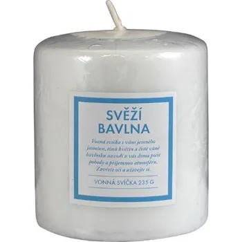 Svíčka Q Home vonná svíčka Svěží bavlna 235 g