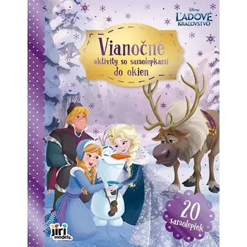 Bystrá hlava Vianočné aktivity so samolepkami na okná Ľadové kráľovstvo