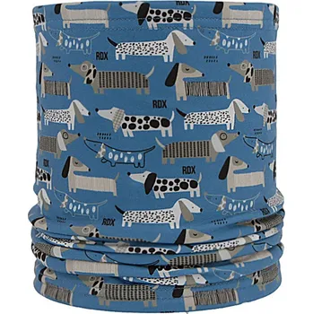 Nákrčník RDX Dětský bavlněný nákrčník - tunel pejsci modrá Vel. 1