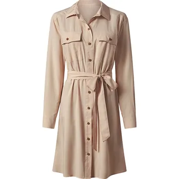 Dámské šaty esmara® Dámské šaty (béžová, 36)