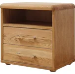 Noční stolek BMB Adriana dub průběžný Dub průběžný, Bělený olej