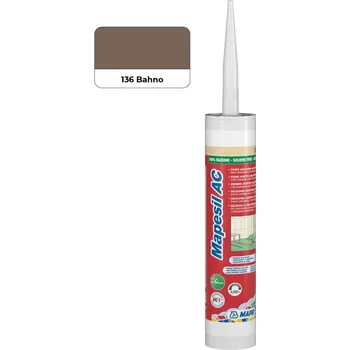 stavební silikon Silikon Mapei Mapesil AC bahno 310 ml MAPS136