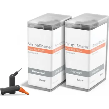 Kerr SimpliShade Bulk Fill FLOW kompule 20 x 0,25g snadno se přizpůsobí tvaru kavity