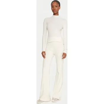 Dámské legíny Tepláky GUESS Flaminia Ribbed Flare Pants Sw Cream L