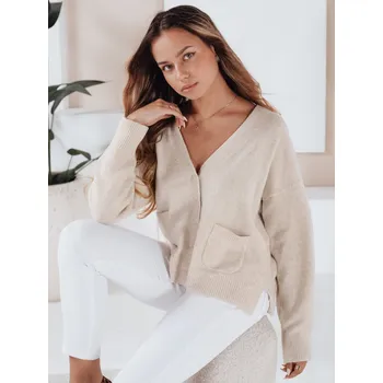 Dámský cardigan SORELIE ecru DStreet bílá | krémová 3426706