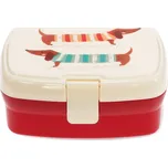Červený/krémový dětský svačinový box Sausage Dog – Rex London ID_1805202