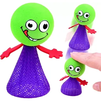 Hračka pro nejmenší Skákající elf – pružná zábavná hračka pro děti