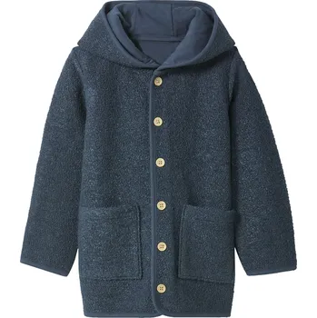 Chlapecká bunda lupilu® Dětská bunda s merino vlnou (navy modrá, 98/104)