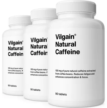 Vilgain Přírodní Kofein – 3× 90 tablet