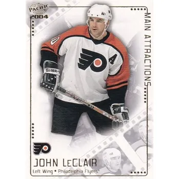 Sběratelská karetní hra insert karta JOHN LeCLAIR 03-04 Pacific Main a Attractions číslo 11