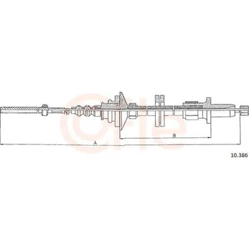 Auto-moto Tažné lanko, ovládání spojky COFLE 10.386
