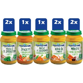 Hamánek Masozeleninový mix ve skle - 8 x 230 g