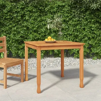 Zahradní stůl OMAXI Zahradní jídelní stůl 85 x 85 x 75 cm masivní teak 602850