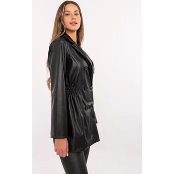 Dámské sako Elegantní černé sako DHJ-MA-