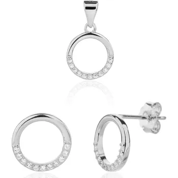 Náušnice Stříbrný set JVD SVLS0135SJ6BI00