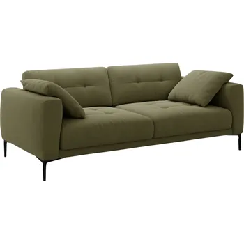 Pohovka Micadoni Zelená sametová čtyřmístná pohovka Bemy 230 cm