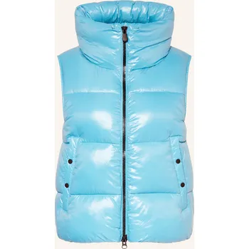 Dámská vesta Save The Duck Dámská Prošívaná Vesta Ama, tyrkysová, 36