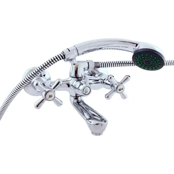 Vanová baterie RAV SLEZÁK Morava se sprchovým setem 150 mm chrom MK154.5/1