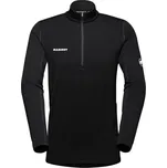 Pánské funkční triko Mammut Aenergy ML Half Zip Pull Men Velikost: M / Barva: černá
