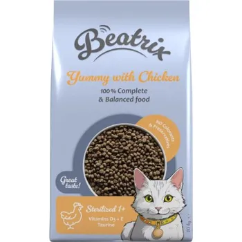 Krmivo pro kočku Beatrix Cat Sterilized s kuřecím 10kg