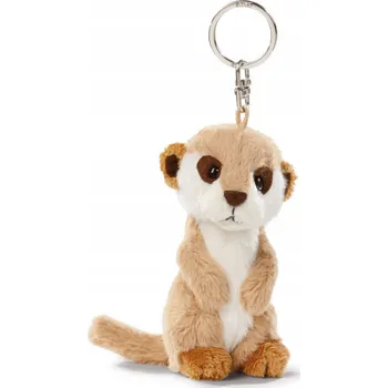 NICI Klíčenka plyšová 10 cm, Surikata Green