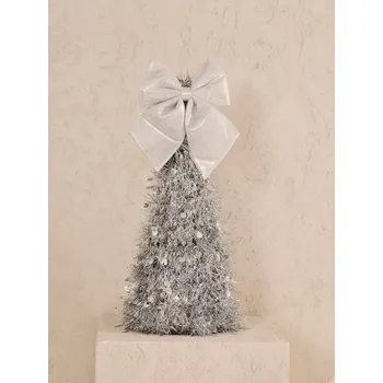 Vánoční dekorace Sinsay - Vánoční dekorace ve tvaru stromečku - sříbrná - 013GG-SLV - 013GG-SLV-ONE