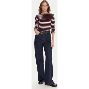 Dámská halenka Tommy Hilfiger Halenka WW0WW40589 Bordó Regular Fit XXS
