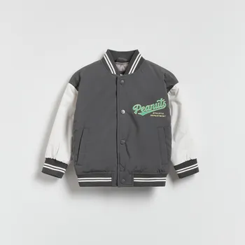 Reserved - Snoopy bomber bunda - tmavě šedá - 825ET-90X - 825ET-90X-104