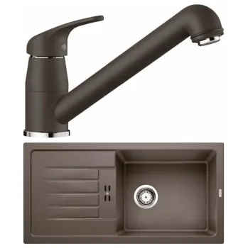 Granitový dřez Blanco Set 11-B 25 Favum XL 6 S Kávová + Daras-S Kávov