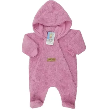 dívčí zimní kombinéza Kombinéza Lama tmavě růžová nášivka Autex Baby velikost 80