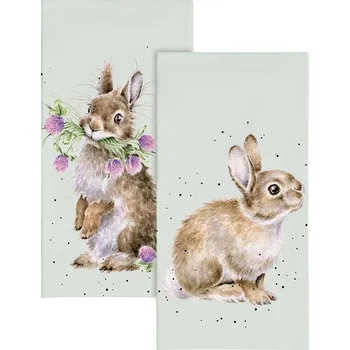 Dávkovač mýdla Wrendale Designs Wrendale papírové kapesníky 4 vrstvé Head Clover Heels Rabbit králík 21x21cm 10ks