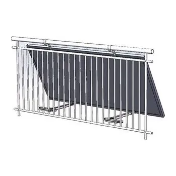 Stavebniny Solarmi univerzální nastavitelný balkónový držák sol. panelu, černý