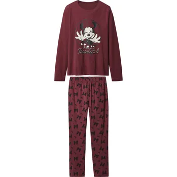 Dámské pyžamo Dámské pyžamo (Minnie Mouse / bordó, XS(32/34))