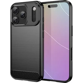 Pouzdro na mobilní telefon Pouzdro BACK WG Carbon pro Apple iPhone 17 Pro Black