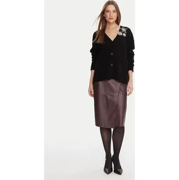 Dámský svetr KAOS Kardigan RI1KT023 Černá Regular Fit XS