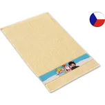 Dětský ručník RUJANA 30x50 Mikulášská trojice tisk tmavě žlutá 400g