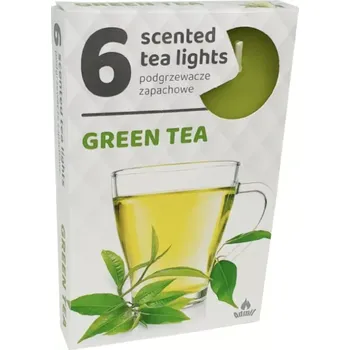Svíčka Admit green Tea - sada 6ks vonných čajových svíček vůně zelený čaj