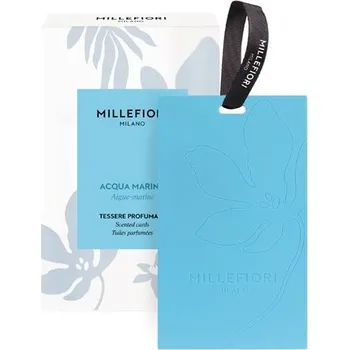 Svíčka Millefiori Milano Vonná karta Laundry - Acqua Marina, 3 ks MF-43695