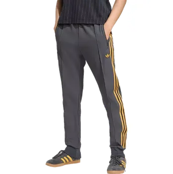 Pánské kalhoty Pánské kalhoty Adidas Manchester United 25/26 Terrace Icons šedé